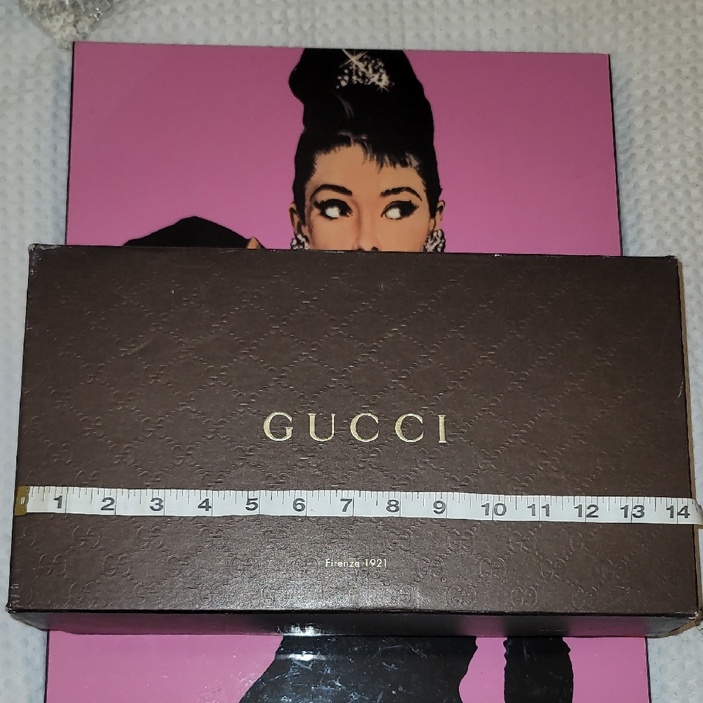 Gucci Dark Brown Embossed Box